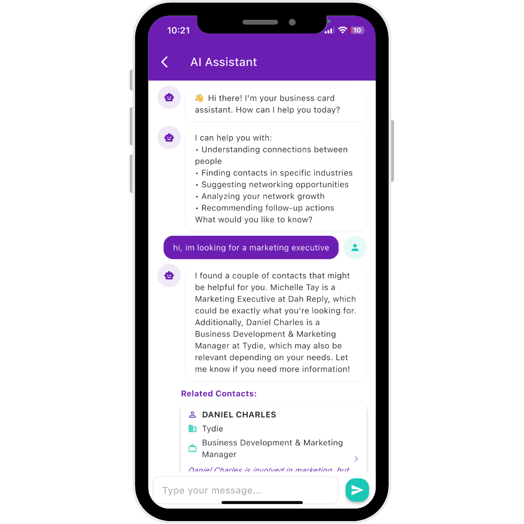 Your Personal Networking Assistant